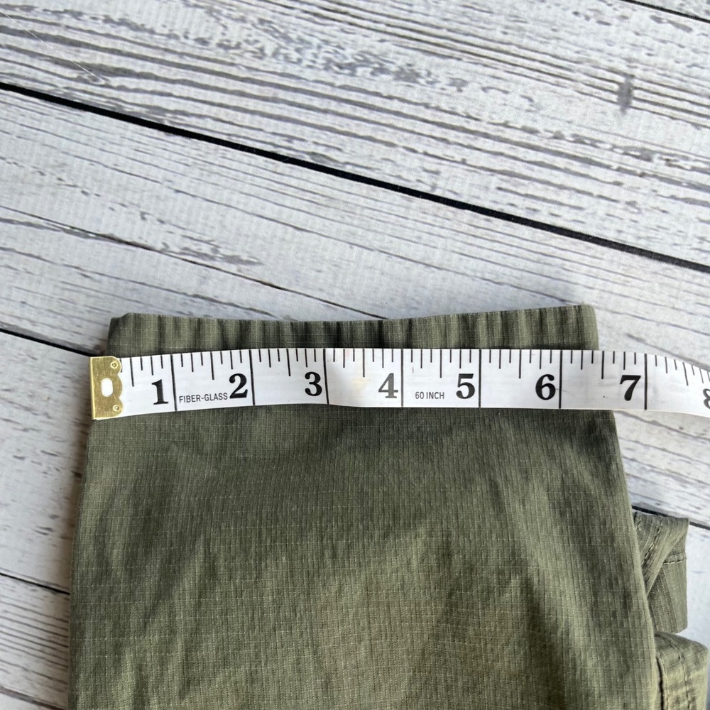 Vuori Ripstop Pant Army Khaki Green Organic Cotton Womens Medium Hiking Outdoor - Picture 12 of 15